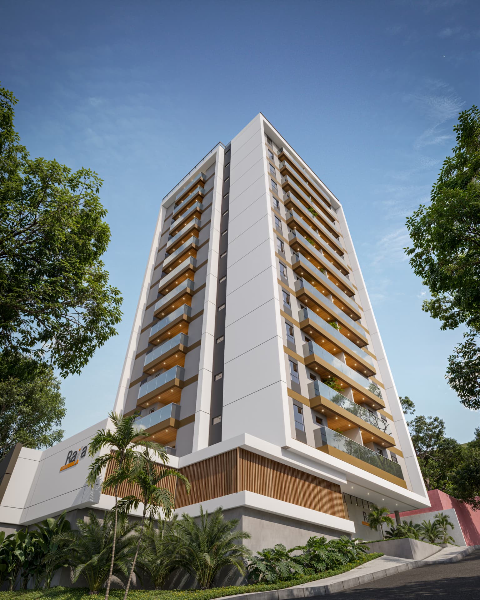 Fachada do Raya Top Life, no Bom Pastor, em Juiz de Fora